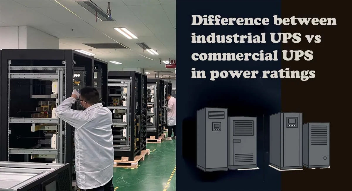 Difference between industrial UPS vs commercial UPS