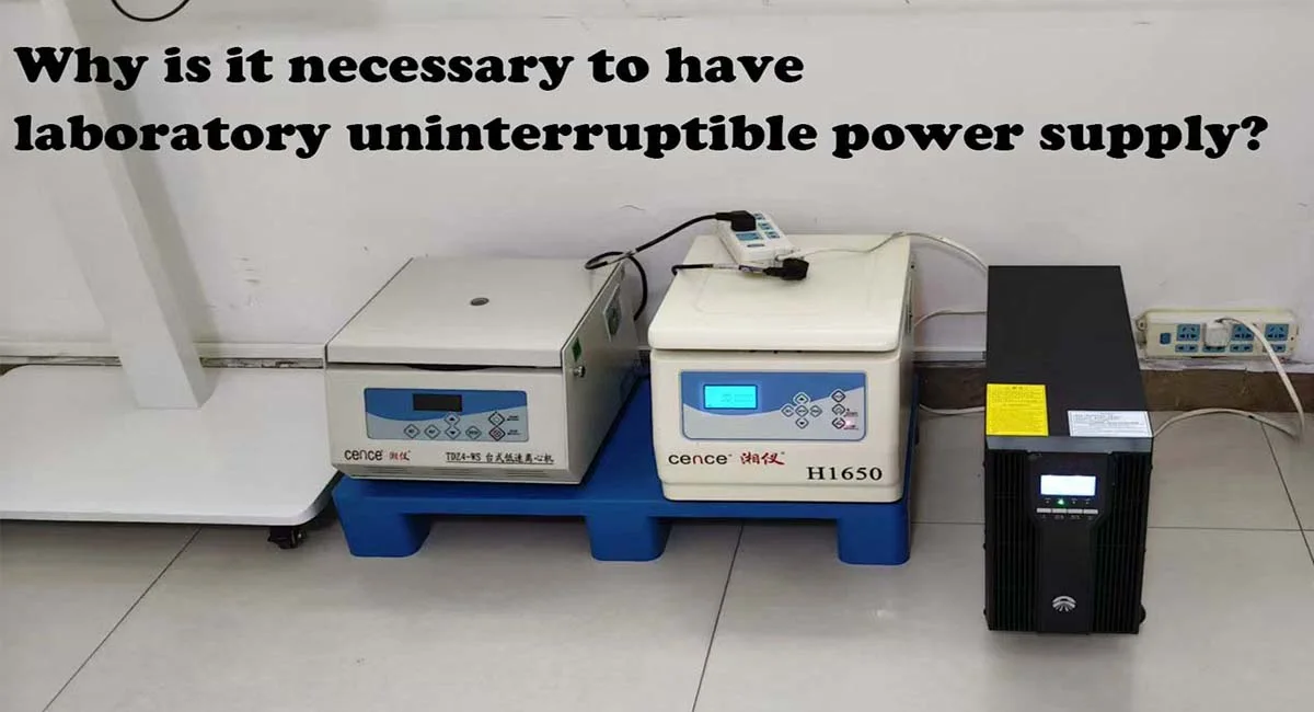 Why is it necessary to have laboratory uninterruptible power supply