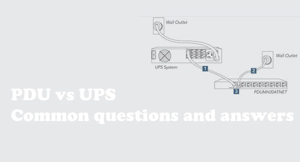 Common PDU vs UPS questions and answers