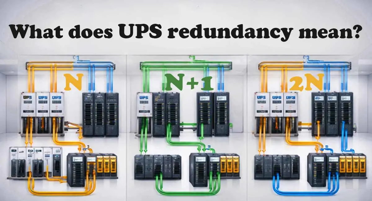 What does UPS redundancy mean