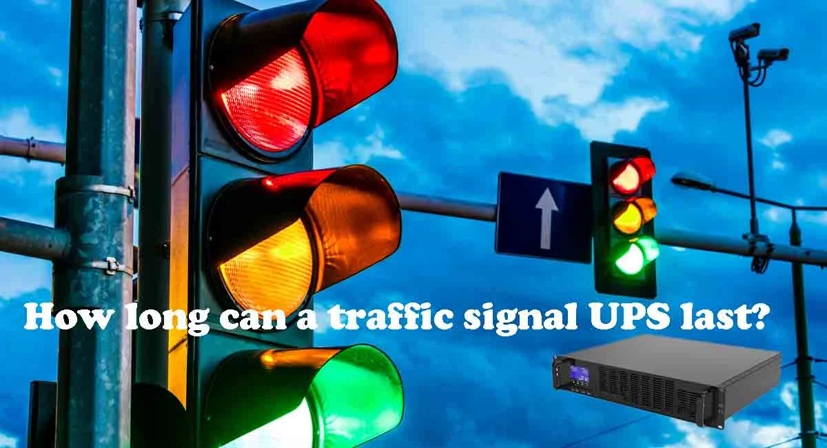 How long can a traffic signal UPS last
