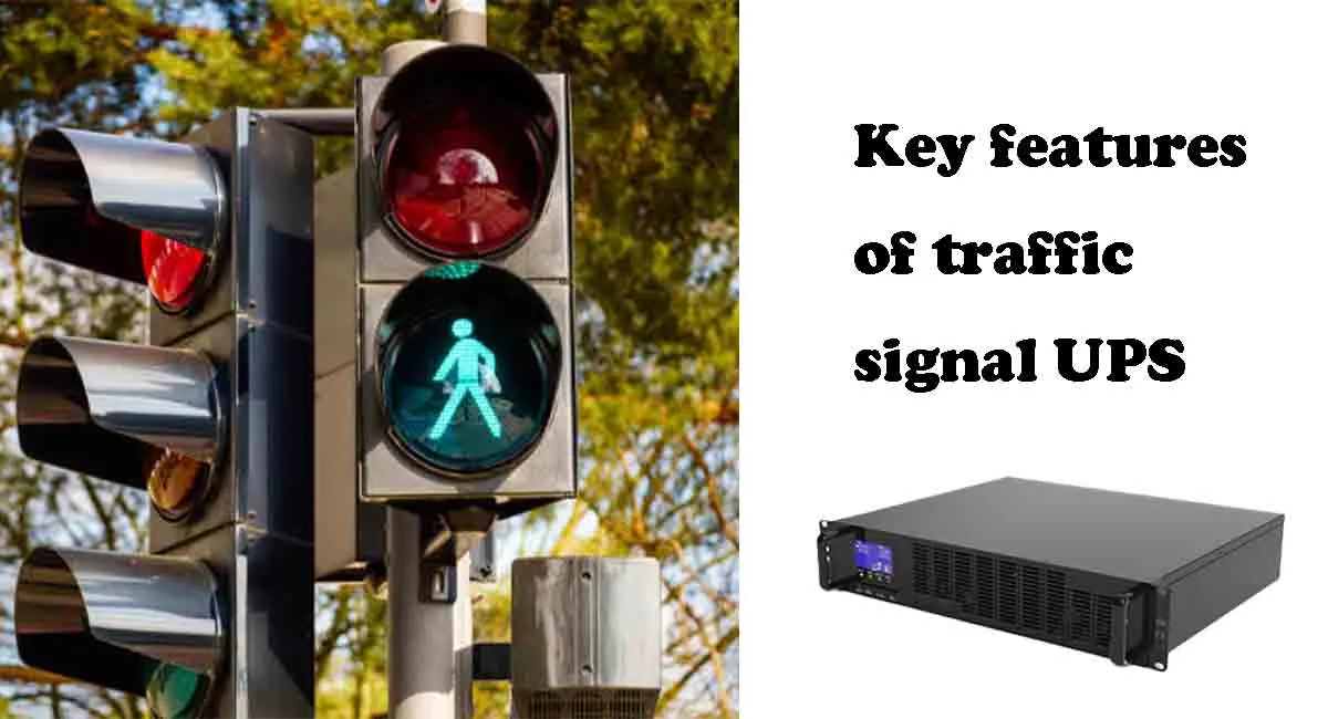 Key features of traffic signal UPS